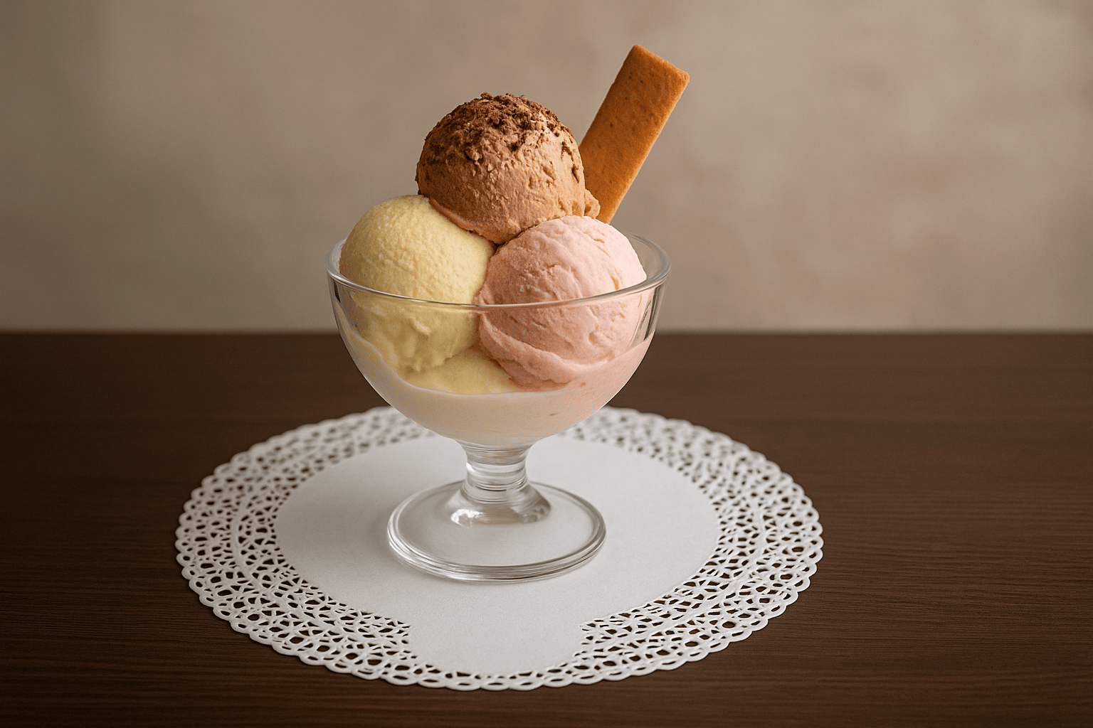 Sottogelati: l’eleganza e la funzionalità delle carte a pizzo per la presentazione dei gelati