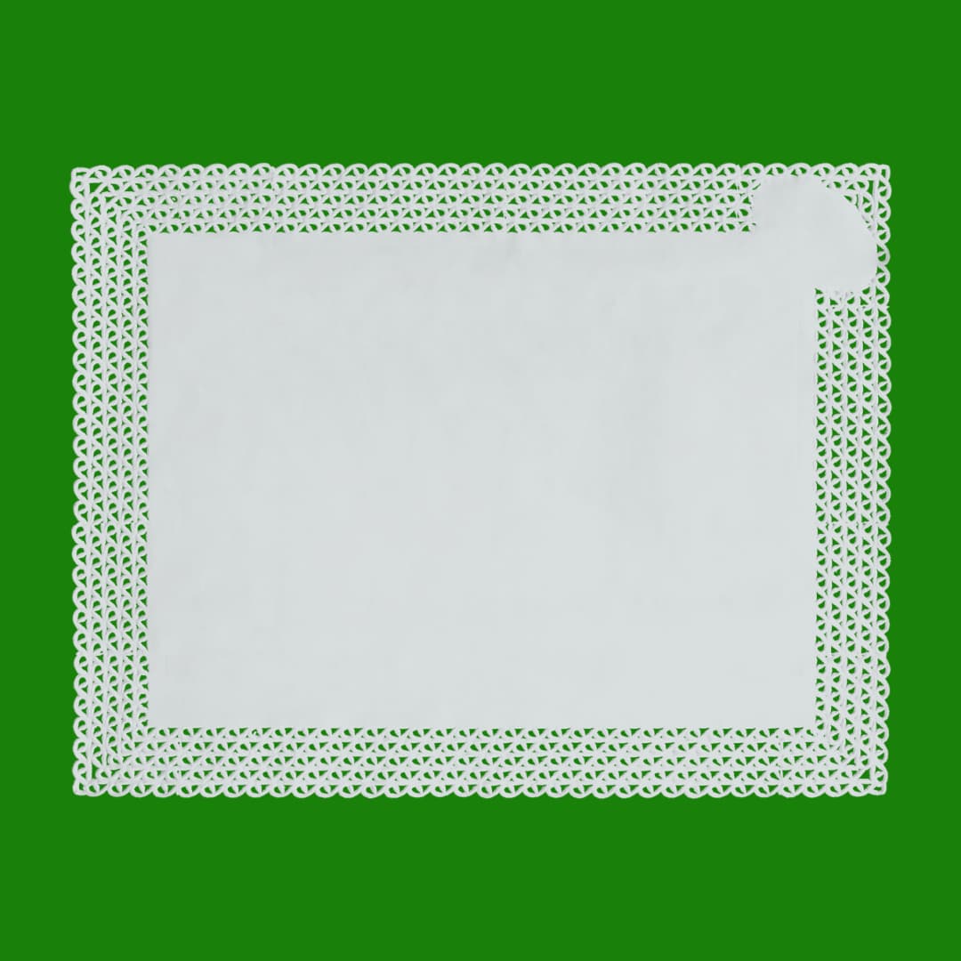 carte pizzo rettangolari serie milano alicha